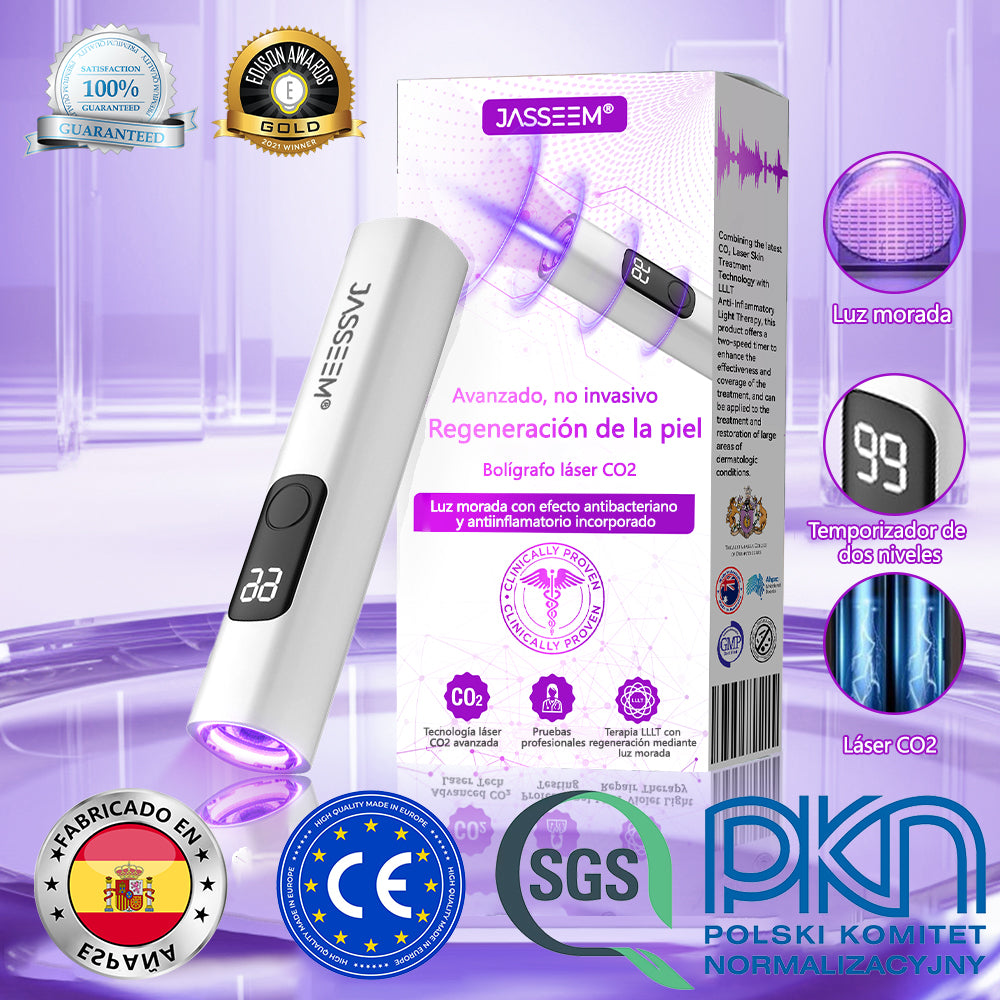 𝐉𝐚𝐬𝐬𝐞𝐞𝐦® Bolígrafo láser CO₂ avanzado y no invasivo para el cuidado de la piel 🛫 (Elimina suavemente verrugas, lunares, manchas de la edad y bultitos en la piel – ¡sin dolor y sin complicaciones!) 🛫