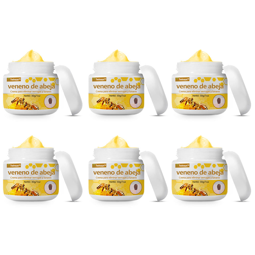 🐝Twinsun™ Súper Crema Potente con Veneno de Abeja, ¡aprobada por la EMA! 💖Perfecta para tratar verrugas, bultitos en la piel, infecciones, queratosis… ¡y para dejarte la piel suave y uniforme!