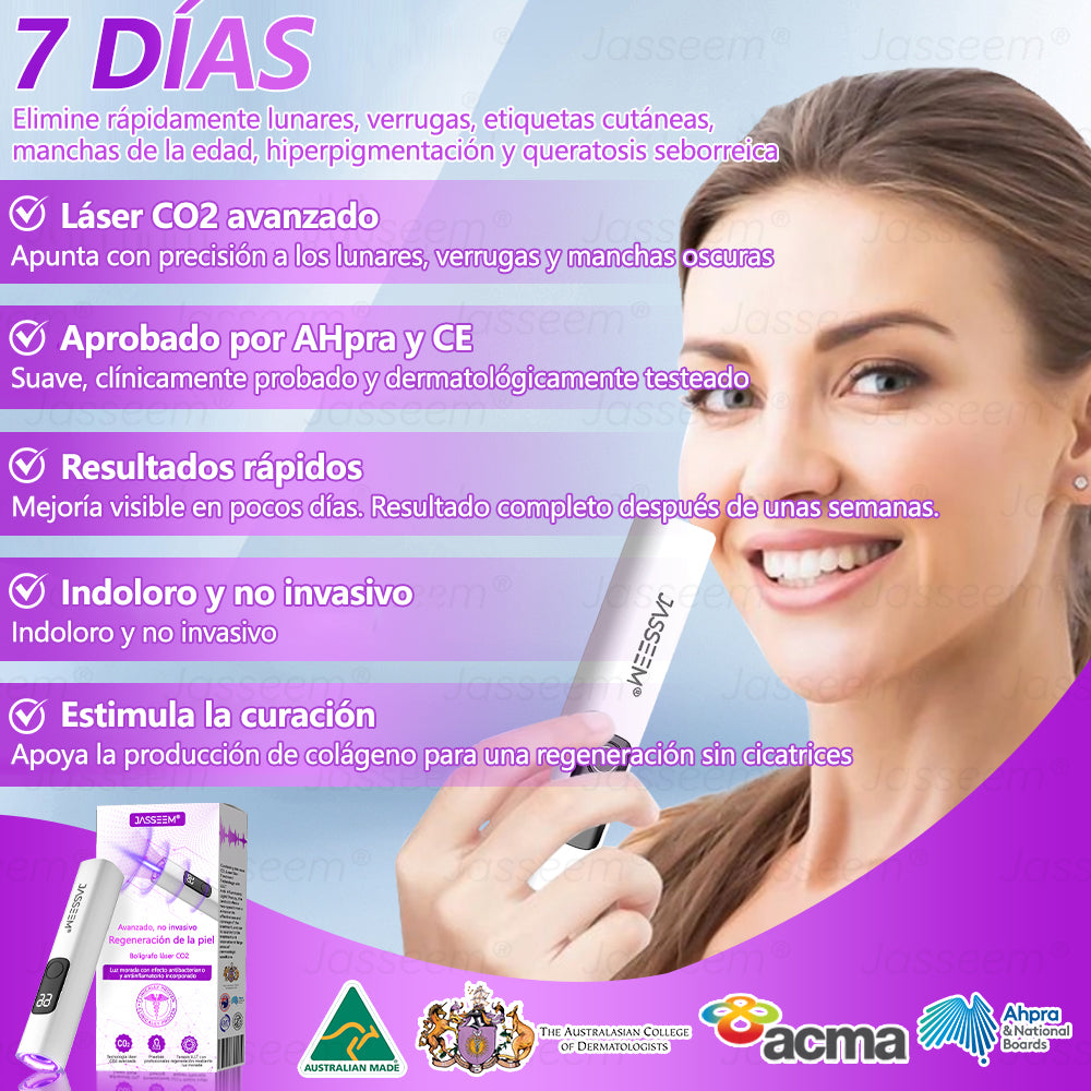 𝐉𝐚𝐬𝐬𝐞𝐞𝐦® Bolígrafo láser CO₂ avanzado y no invasivo para el cuidado de la piel (Elimina suavemente verrugas, lunares, manchas de la edad y bultitos en la piel – ¡sin dolor y sin complicaciones!)🛫