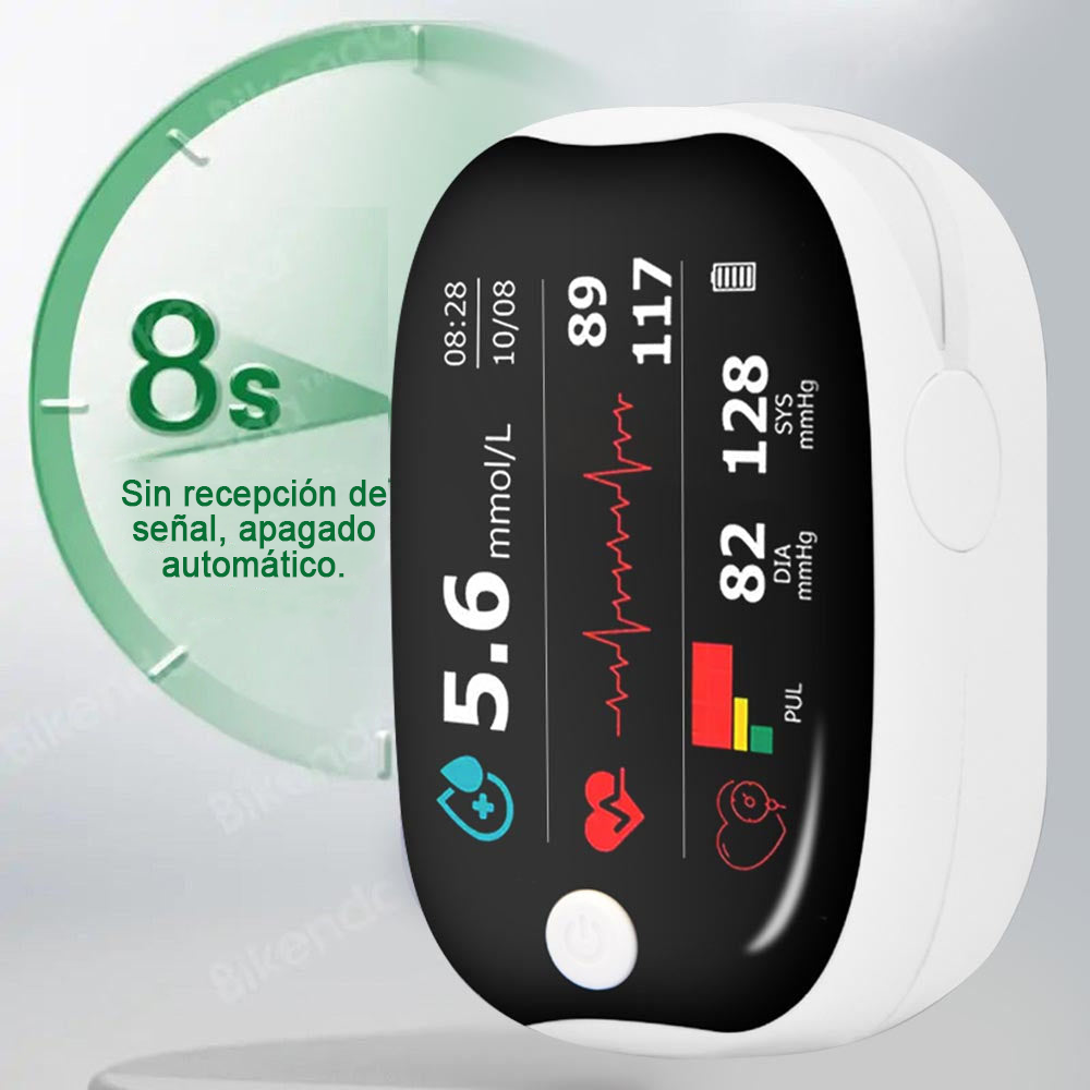 HERMSA™ Dispositivo médico multifuncional no invasivo de precisión (para medir la glucosa en sangre, la saturación de oxígeno y la presión arterial) [Precisión del 99,9%]🔥🔥