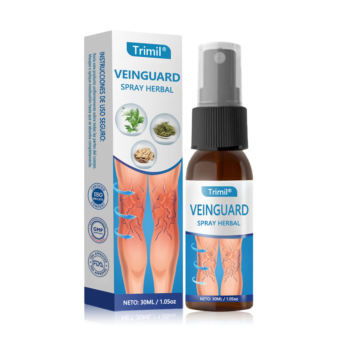 💚 Trimil® VeinGuard spray de hierbas – ✅ ¡Clínicamente probado para reducir las varices en solo 7 días! (avalado por la Agencia Europea de Medicamentos – EMA)🌿