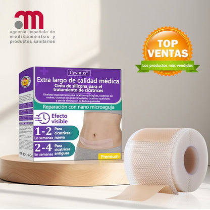🏷️ Tienda Oficial: Flysmus® ReGen Cinta de Microneedles con Ácido Hialurónico Nano-Heal 💝 Tratamiento de cicatrices nuevas y antiguas, reducción de cicatrices quirúrgicas, estrías, queloides, acné, quemaduras, verrugas, dermatomas y venas varicosas